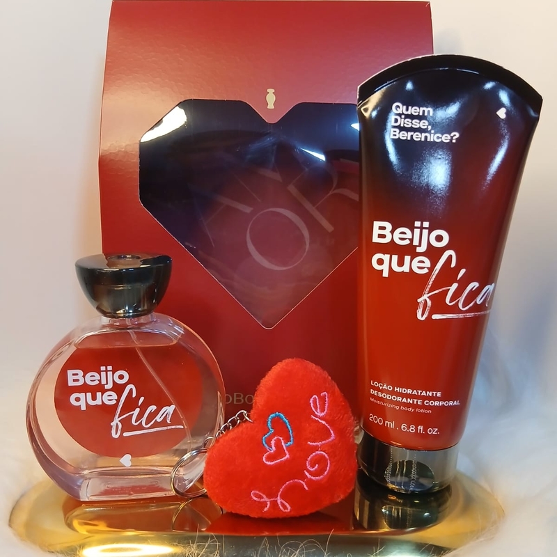 KIT PRESENTE QDB BEIJO QUE FICA