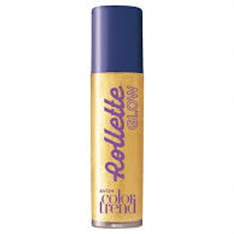 Brilho Rollette Glitter para Lábios Avon Color Trend - Pêssego