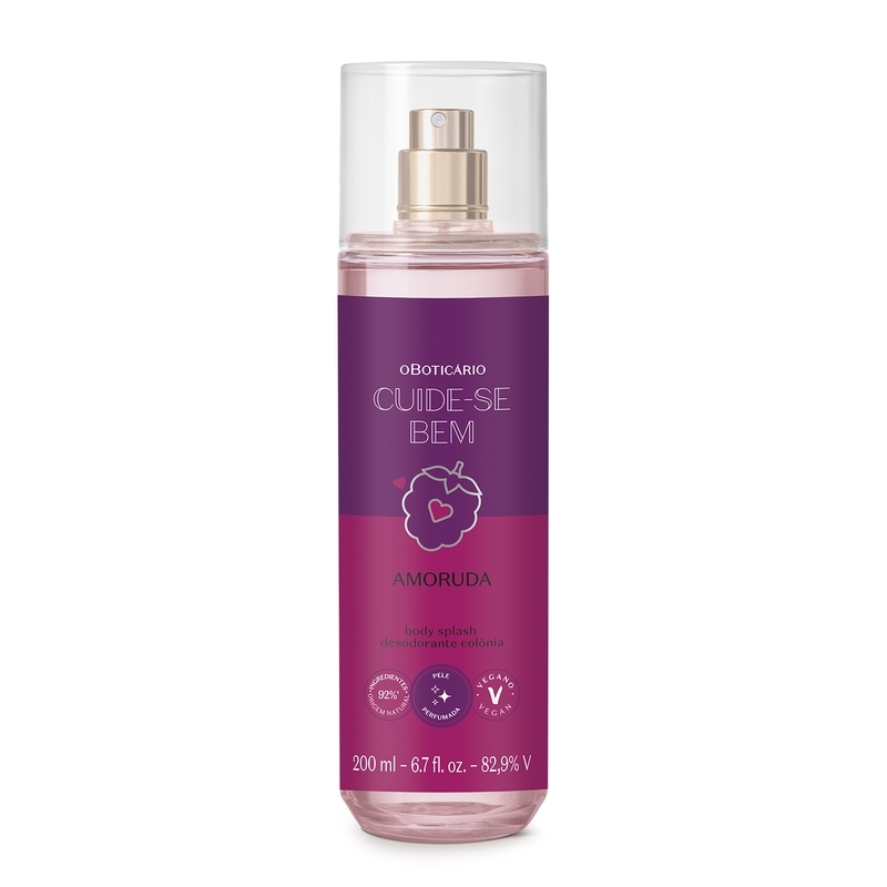Body Splash Desodorante Colônia Cuide-Se Bem Amoruda 200Ml