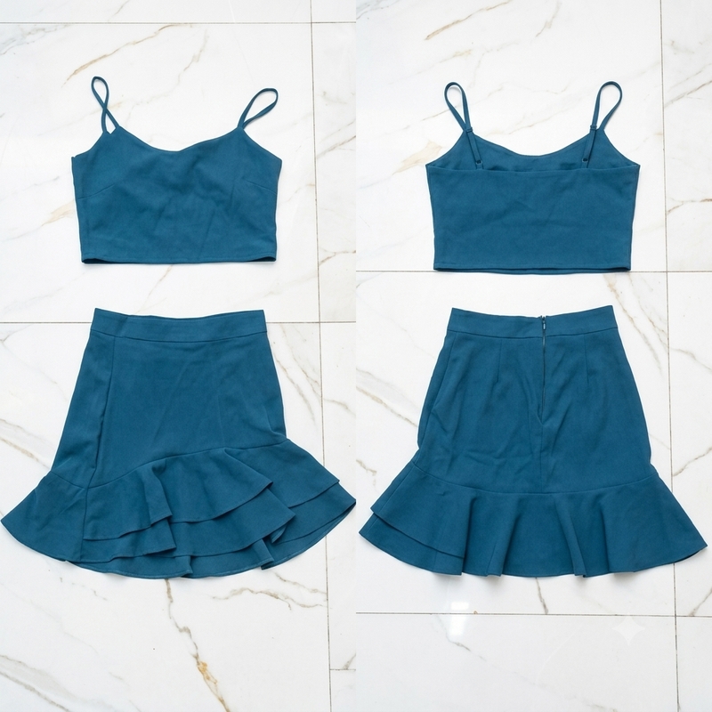 Conjunto Azul Petróleo