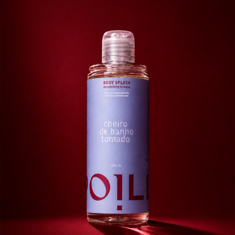 Refil Body Splash Cheiro de Banho Tomado 200ml