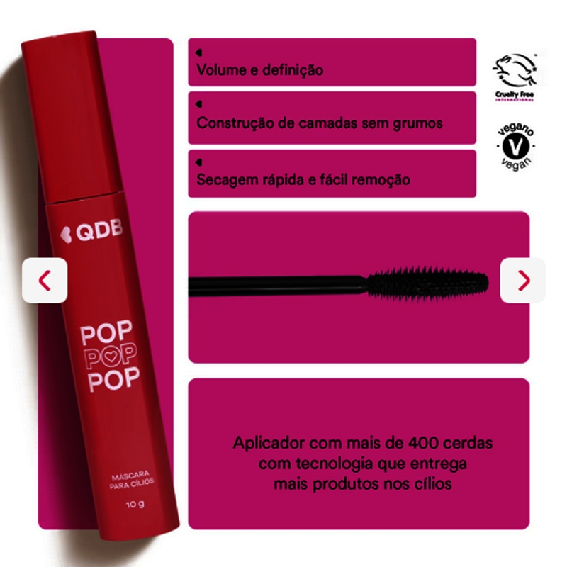 Máscara Para Cílios Pop 10G - foto 5