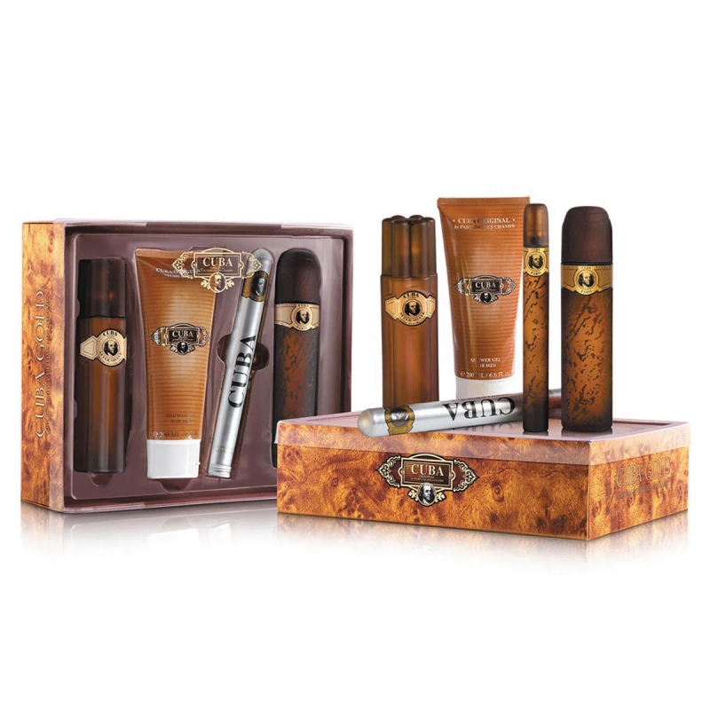 Kit Perfume Cuba Gold Men SET EDT