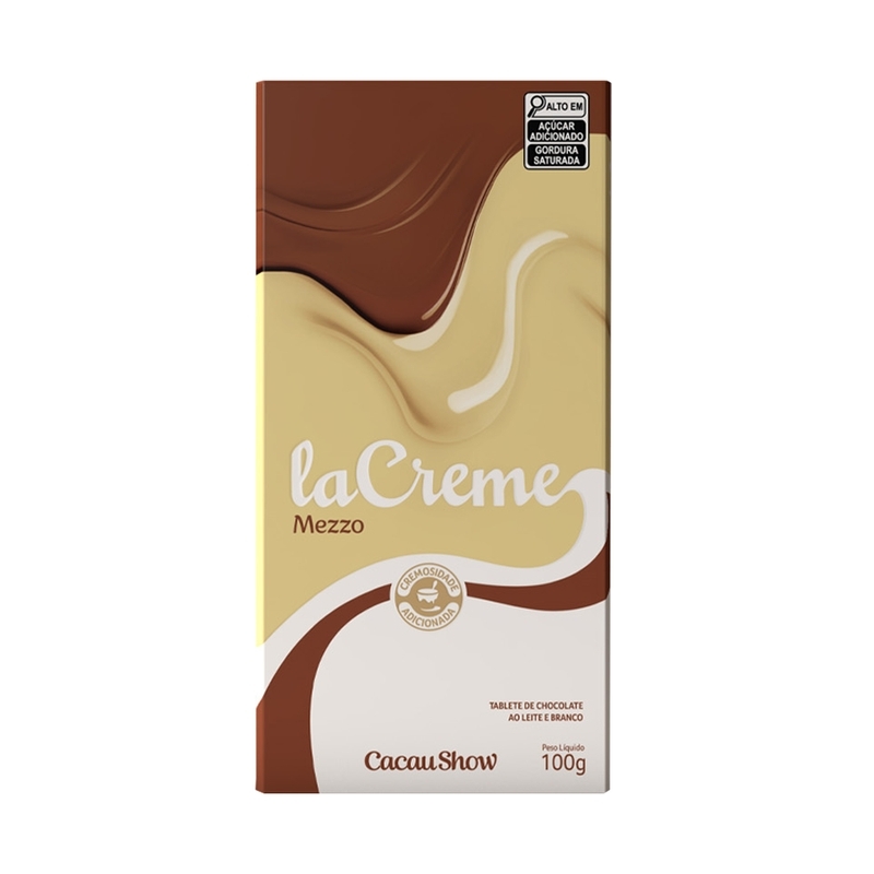 Tablete laCreme de Chocolate Mezzo 100g