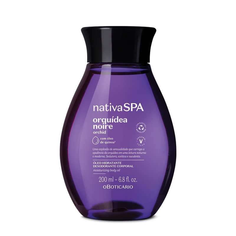 Óleo Hidratante Desodorante Corporal Nativa Spa Orquídea Noire 200Ml