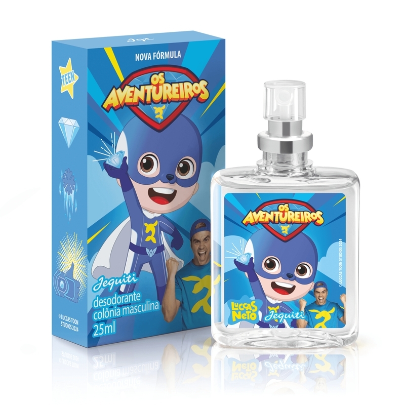 Os Aventureiros Luccas Neto Masculina Desodorante Colônia, 25 ml