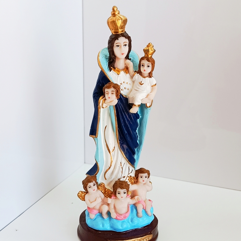 Imagem N.Sra. Das Cabeças - 15 Cm - Resina
