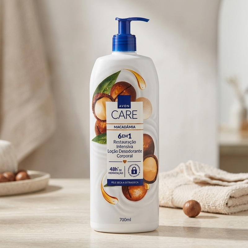HIDRATANTE CORPORAL AVON CARE MACADAMIA 700ml - foto 3