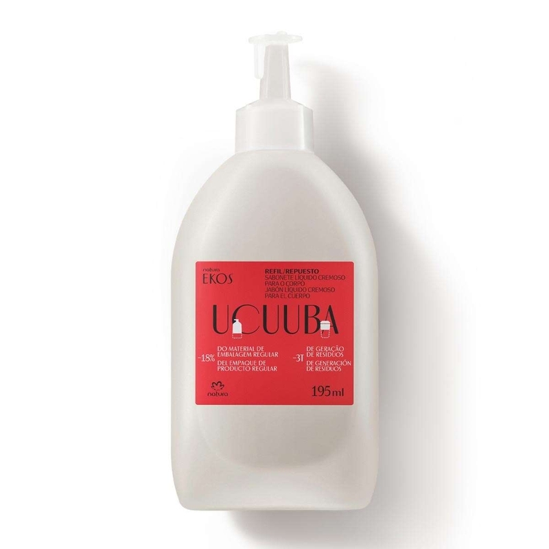 Refil sabonete líquido hidratante corporal ucuuba