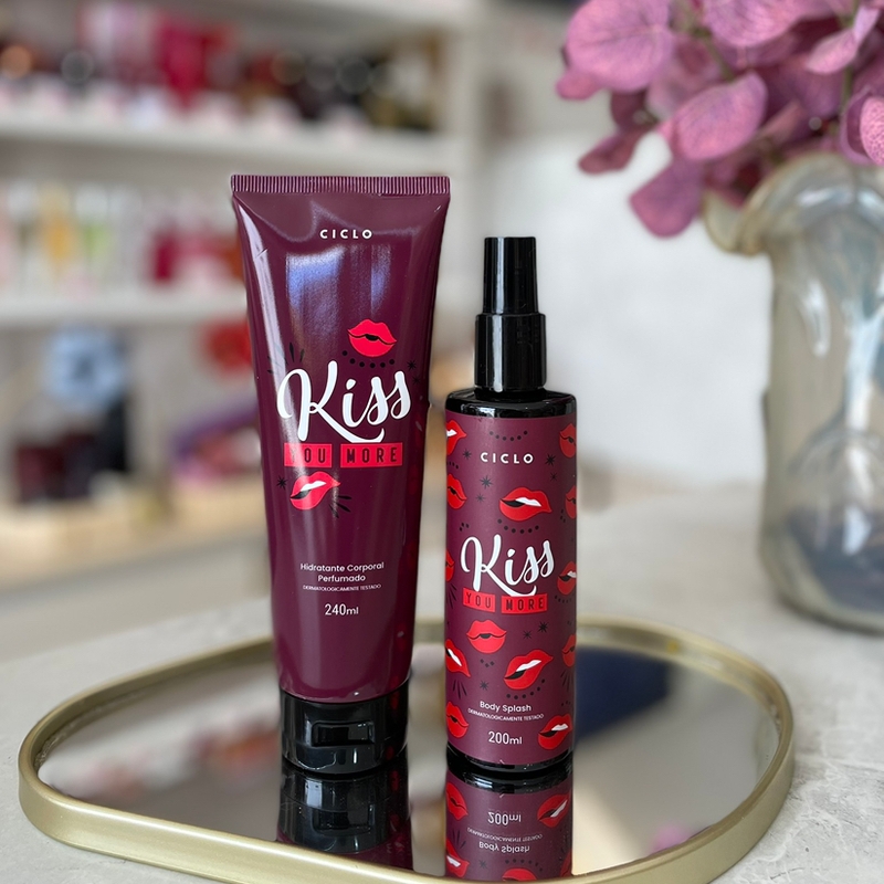 Combo Kiss You More Body Splash + Loção Hidratante