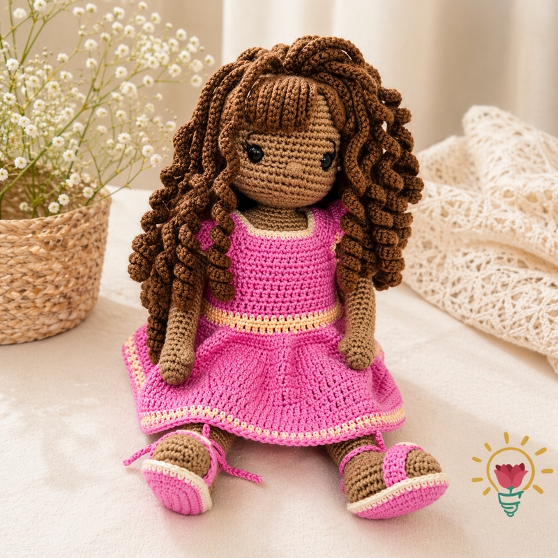 Amigurumi - Boneca Maria Luiza