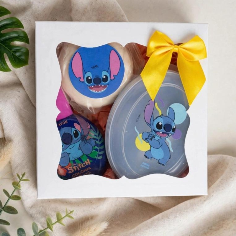 PRESENTE INFANTIL STITCH (3 ITENS)