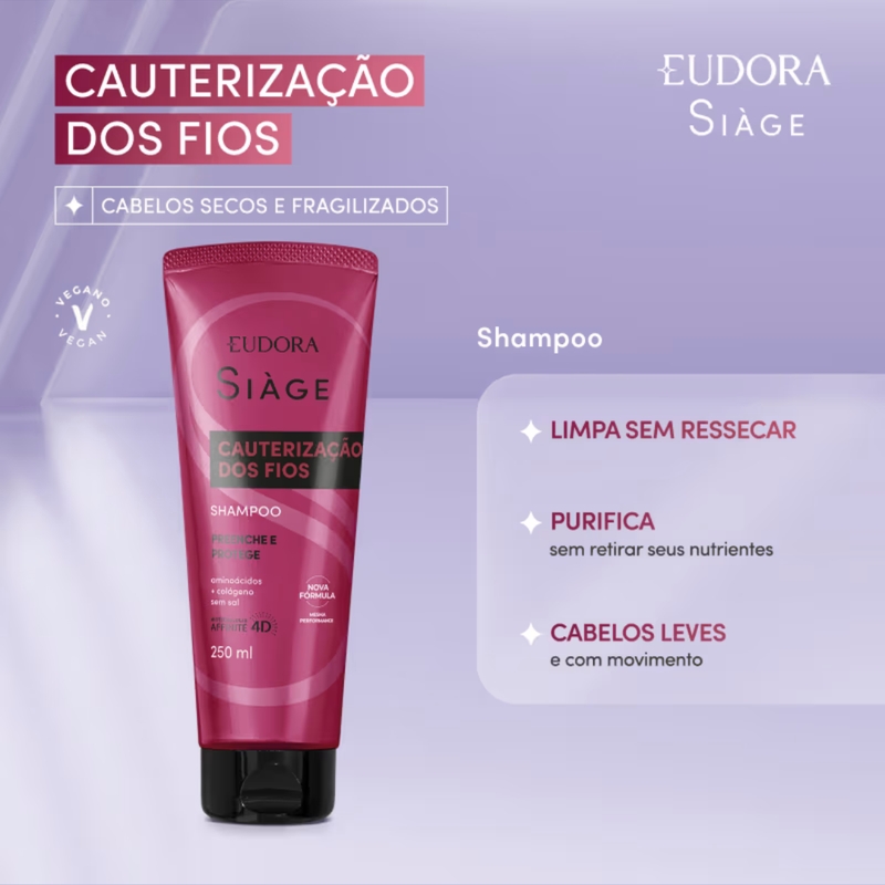 Shampoo Siàge Cauterização dos Fios 250ml - foto 2