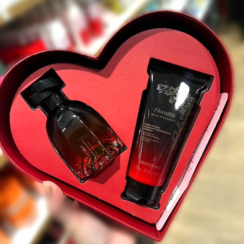 Kit Presente Dia Dos Namorados Floratta Red Passion (2 itens)