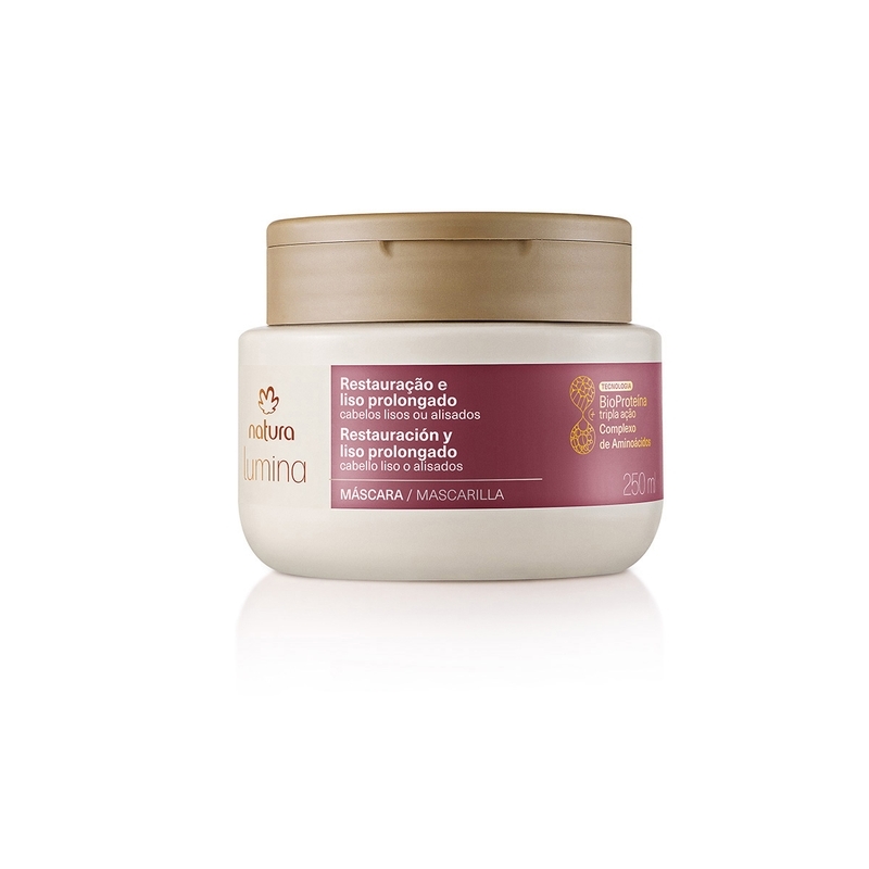 Máscara restauradora - cabelos lisos ou alisados - 250 ml