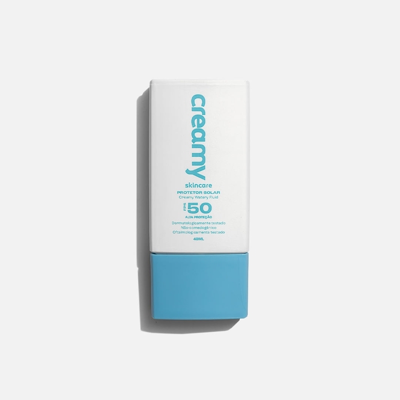 Protetor Solar FPS 50 Watery Fluid 40ml - Creamy