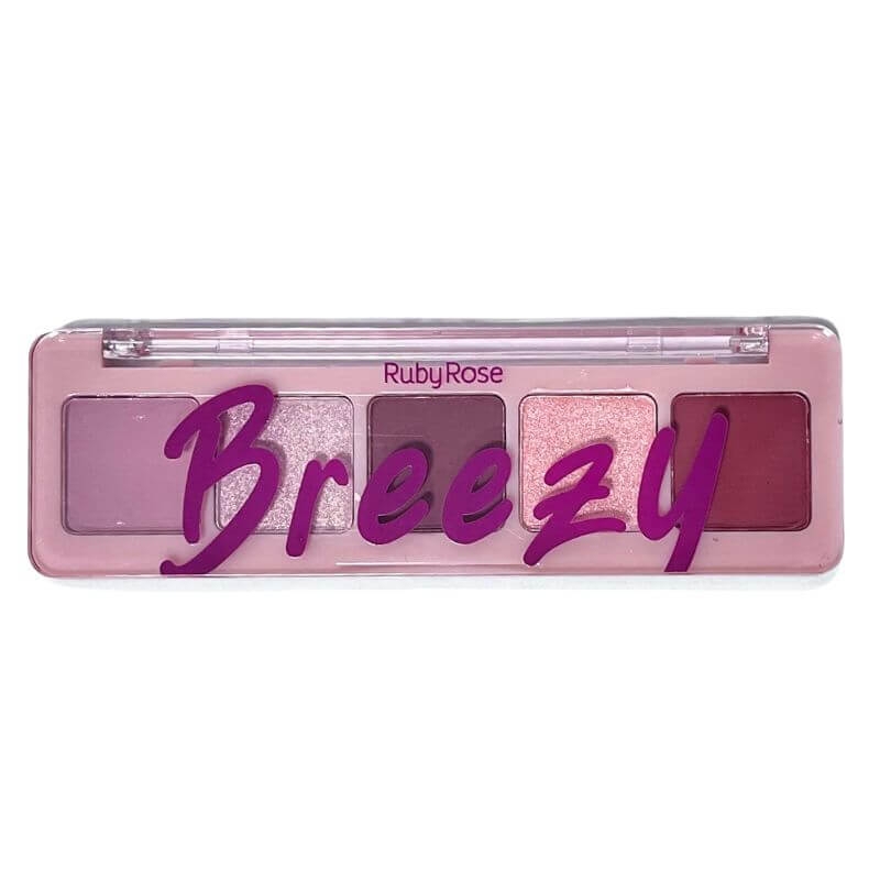 Ruby Rose Breezy Paleta de Sombras - 5 Cores