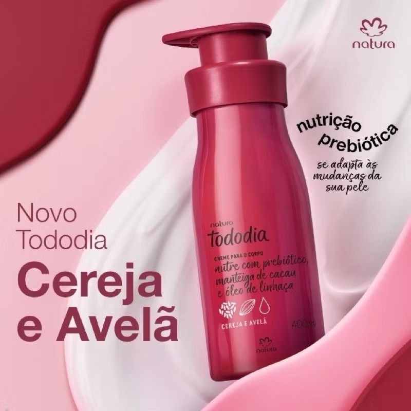 Tododia Creme Para Corpo Cereja E Avelã