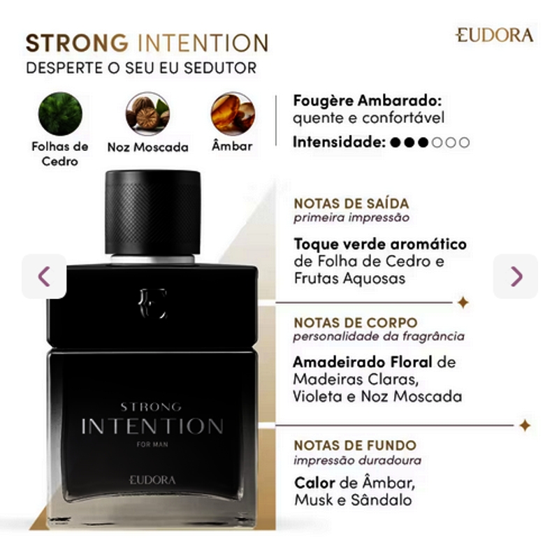 Strong Intention Desodorante Colônia 100Ml - foto 2