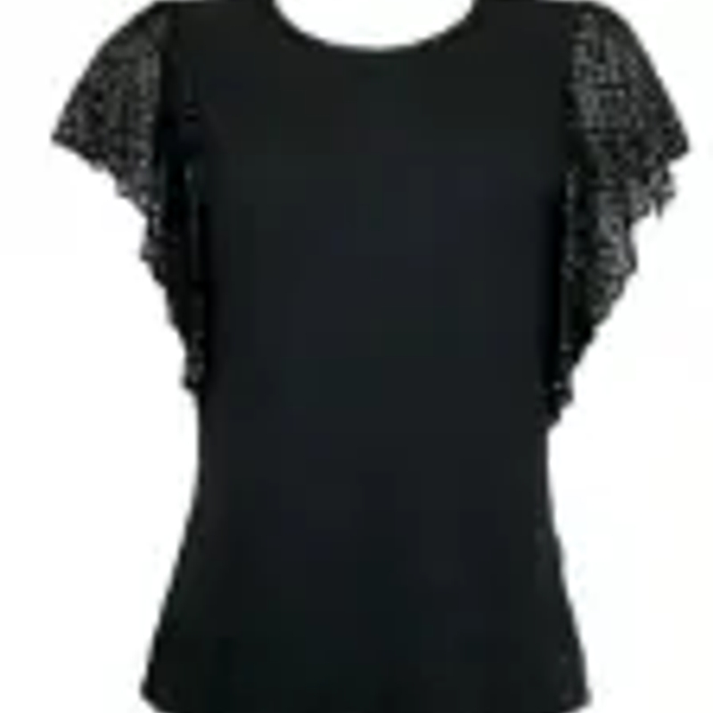 DeMillus Blusa Manga Rendada 50 - Preto
