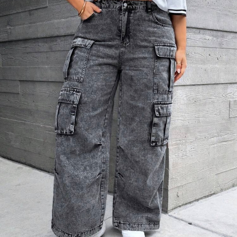 CALÇA CARGO PRETA (36,40)