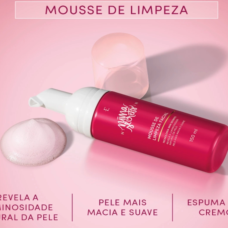 Mousse De Limpeza Facial Niina Secrets 150Ml - foto 2