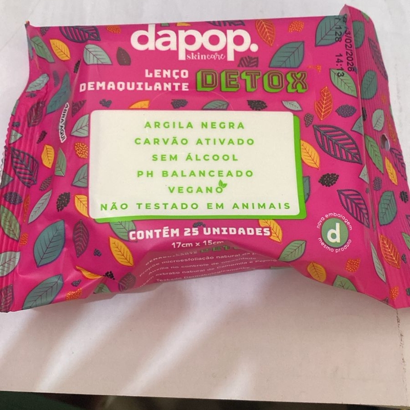 LENÇO DEMAQ DETOX