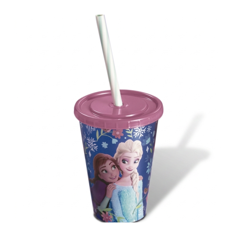 COPO COM CANUDO FROZEN 270ML