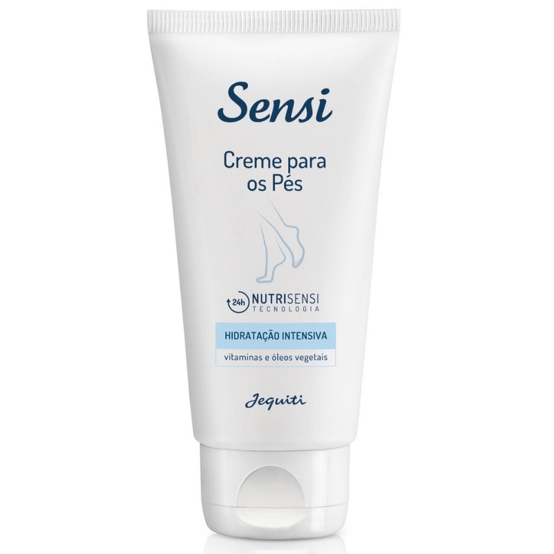 Creme Hidratante Desodorante Para Os Pés Sensi Hidratação Intensiva Jequiti 75 g