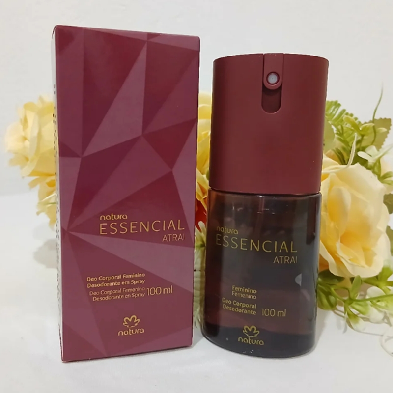 Desodorante corporal essencial atrai feminino