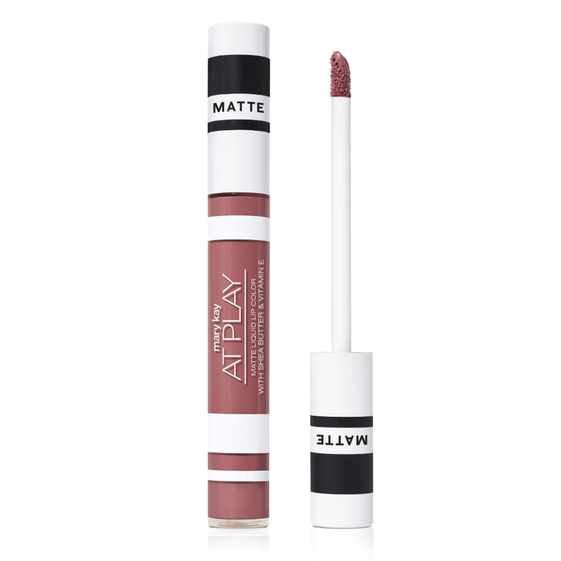 Batom Líquido Matte com Manteiga de Karité e Vitamina E - Mary Kay At Play® - Almost Pink - 6,5g