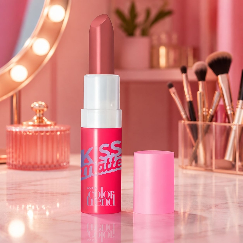 Kiss Matte Batom Pink Dopamina - foto 2