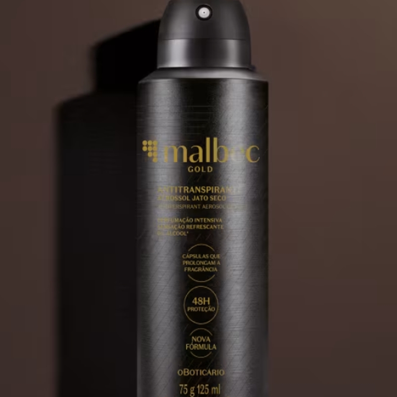 Antitranspirante Malbec Pure Gold 75g