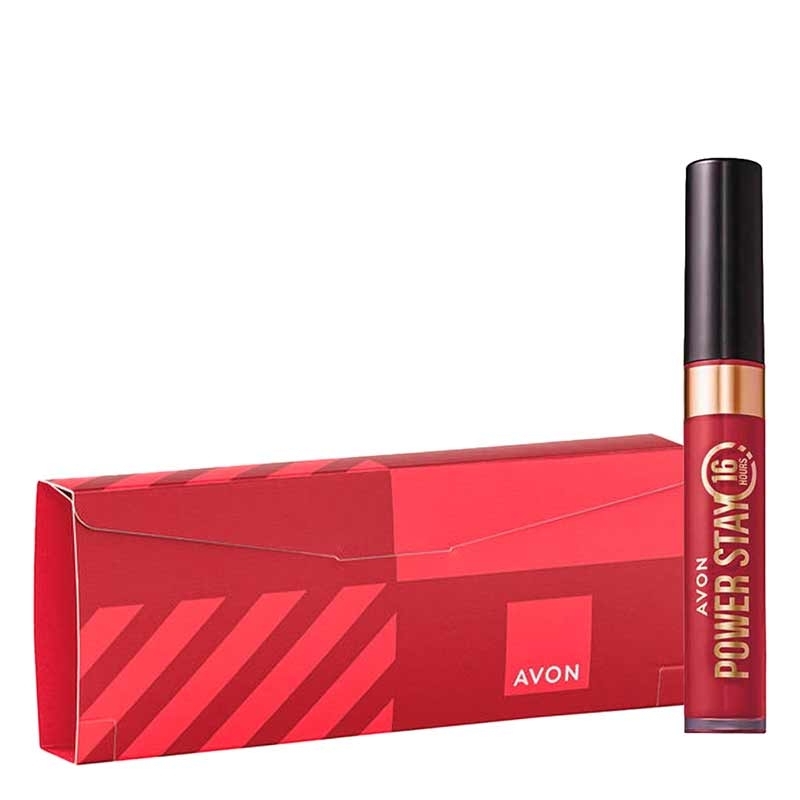 PRESENTE AVON BATOM POWER STAY Rosê Avermelhado
