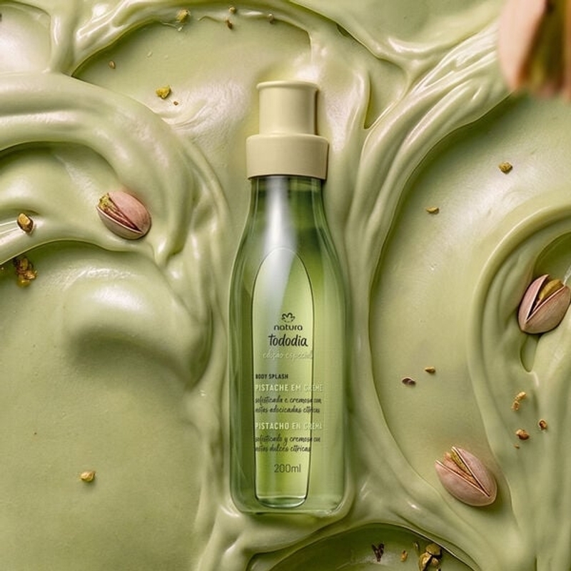 Body Splash Tododia Pistache em Creme 200ml