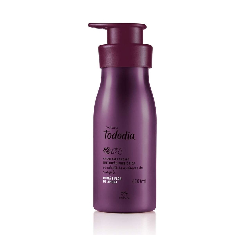 Creme desodorante nutritivo para o corpo romã e flor de amora