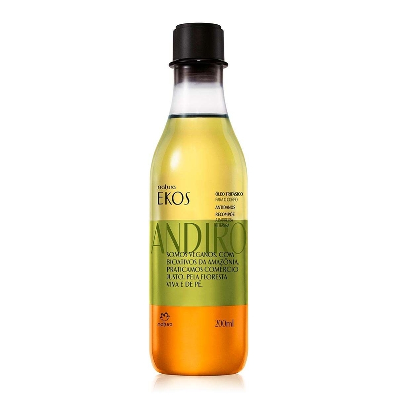 Óleo trifásico desodorante corporal ekos andiroba - 200 ml