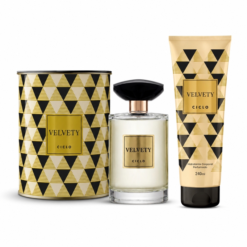 Combo Kit Velvety Colônia 100ml + Hidratante 200ml
