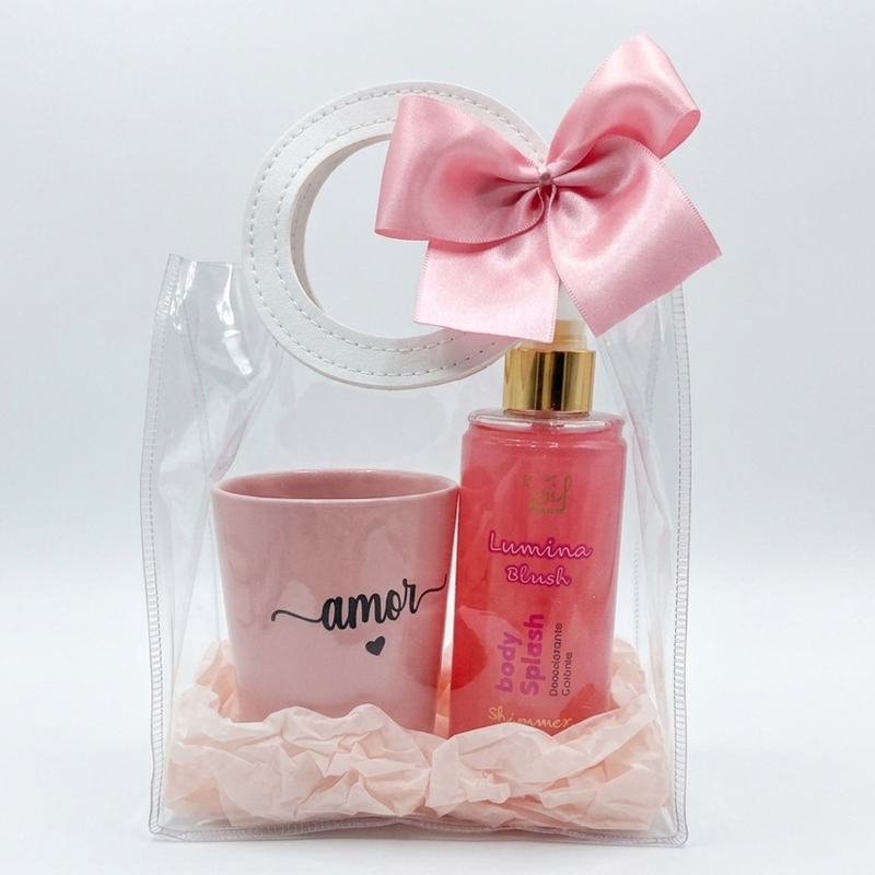 Kit Amor c/ Caneca e Body Splash
