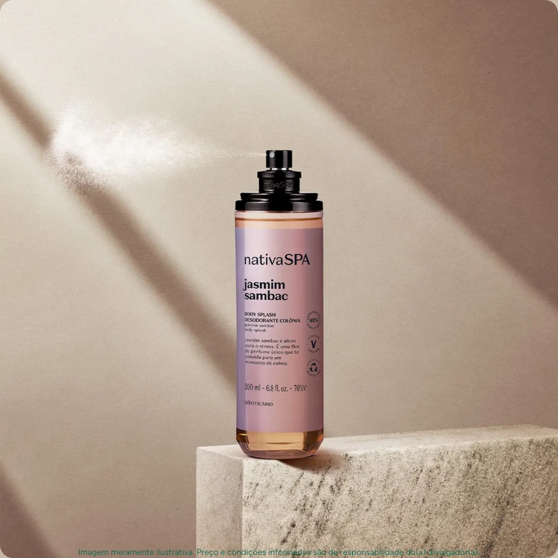 Body Splash Colônia Nativa SPA Jasmim Sambac 200ml - foto 4