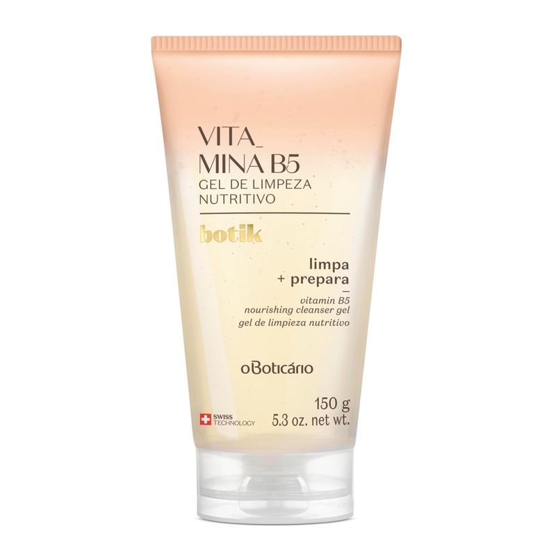 Gel De Limpeza Facial Nutritivo Vitamina B5 Botik 150G