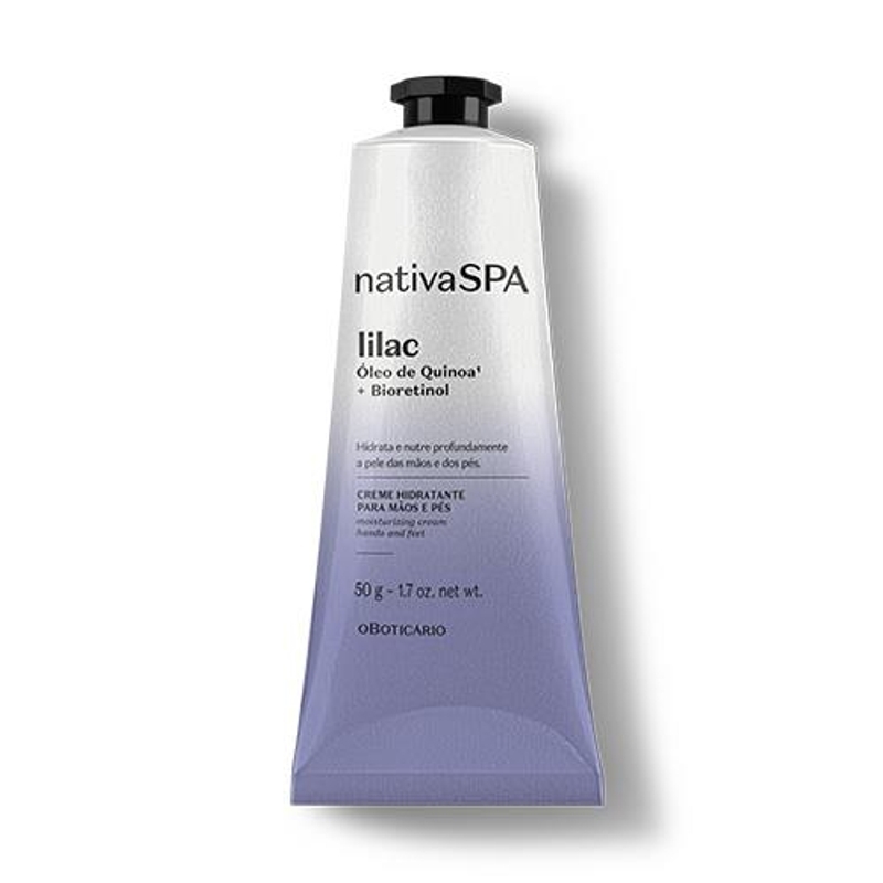 Creme Hidratante Para Mãos e Pés Nativa Spa Lilac 50g