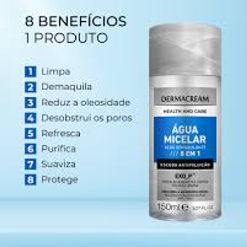 Água Micelar- com ação demaquilante 150ml