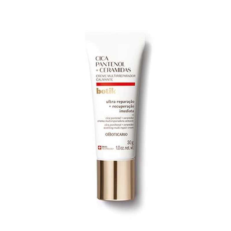 Creme Facial Multirreparador Calmante Botik Cica Pantenol E Ceramidas 30G