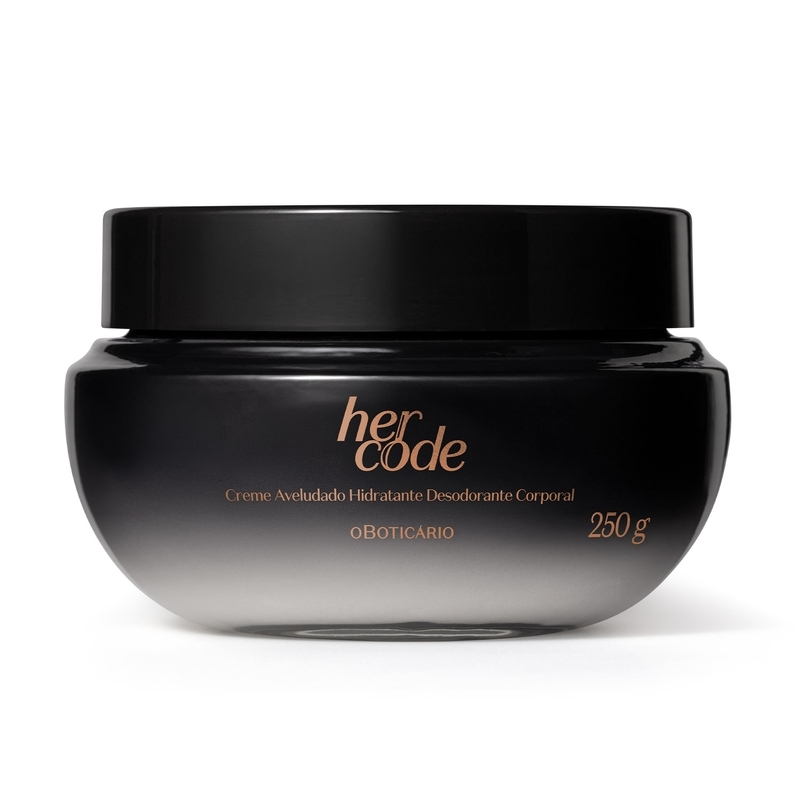 Creme Aveludado Hidratante Desodorante Corporal Her Code 250G