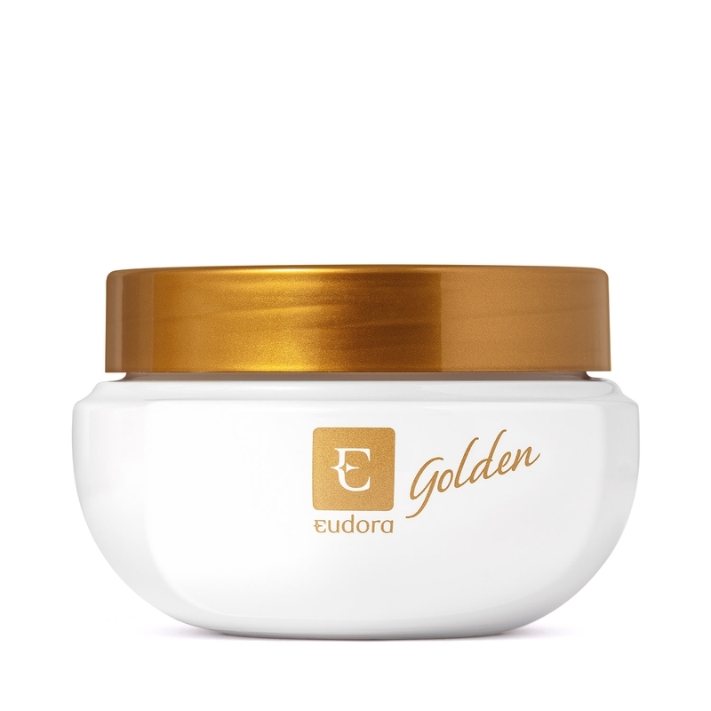 Creme Acetinado Hidratante Desodorante Corporal Eudora Golden 250G