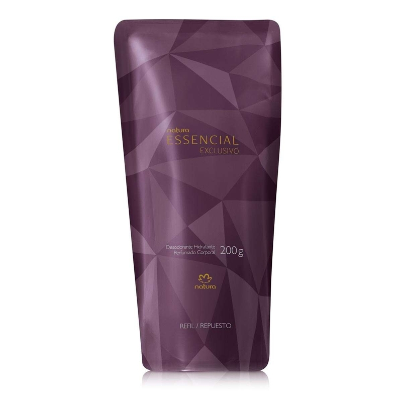 Refil desodorante hidratante corporal perfumado essencial exclusivo - 200 g
