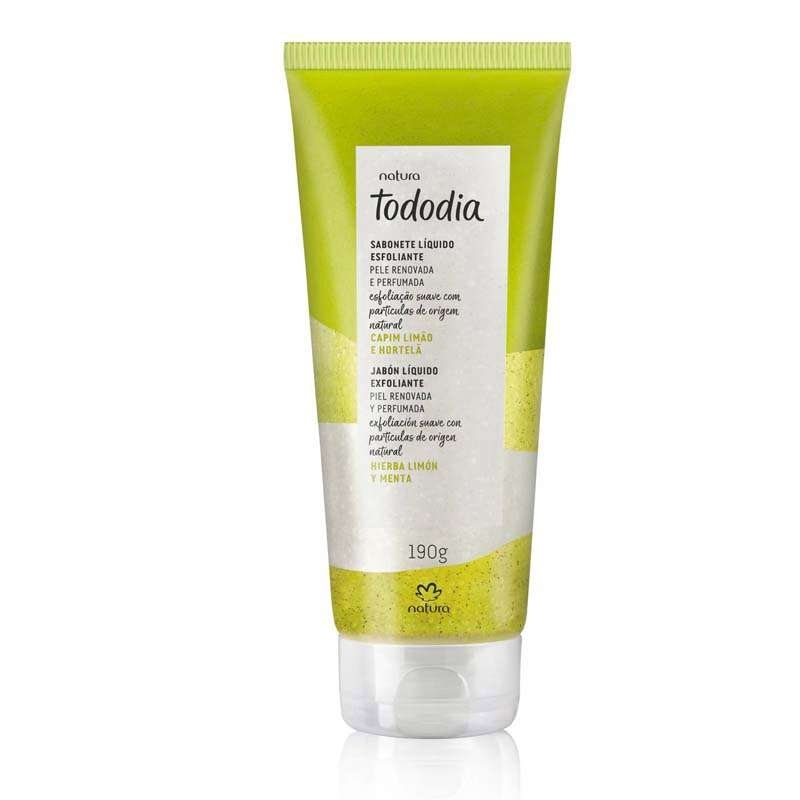 Sabonete líquido esfoliantecapim limão e hortelã