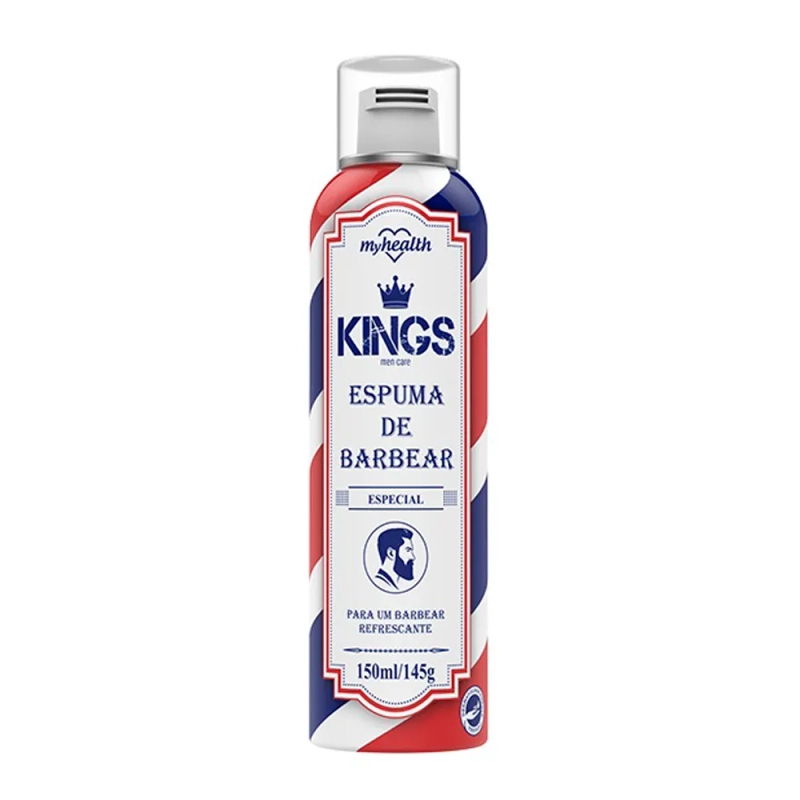 Espuma de Barbear Kings Men Care Especial 150ml