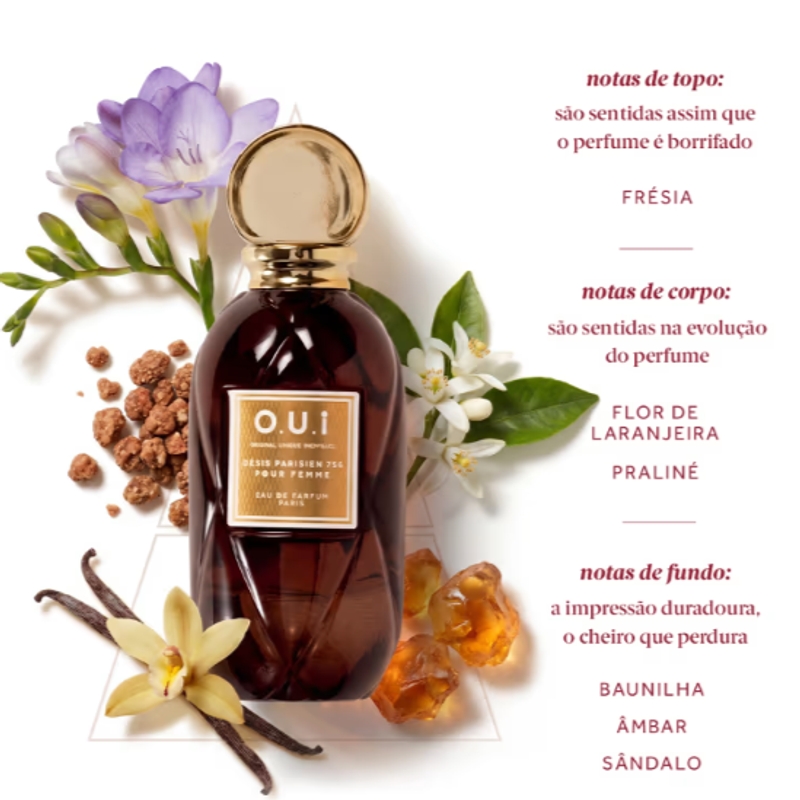 O.U.I Désir Parisien 750 - Eau de Parfum 75ml - foto 2
